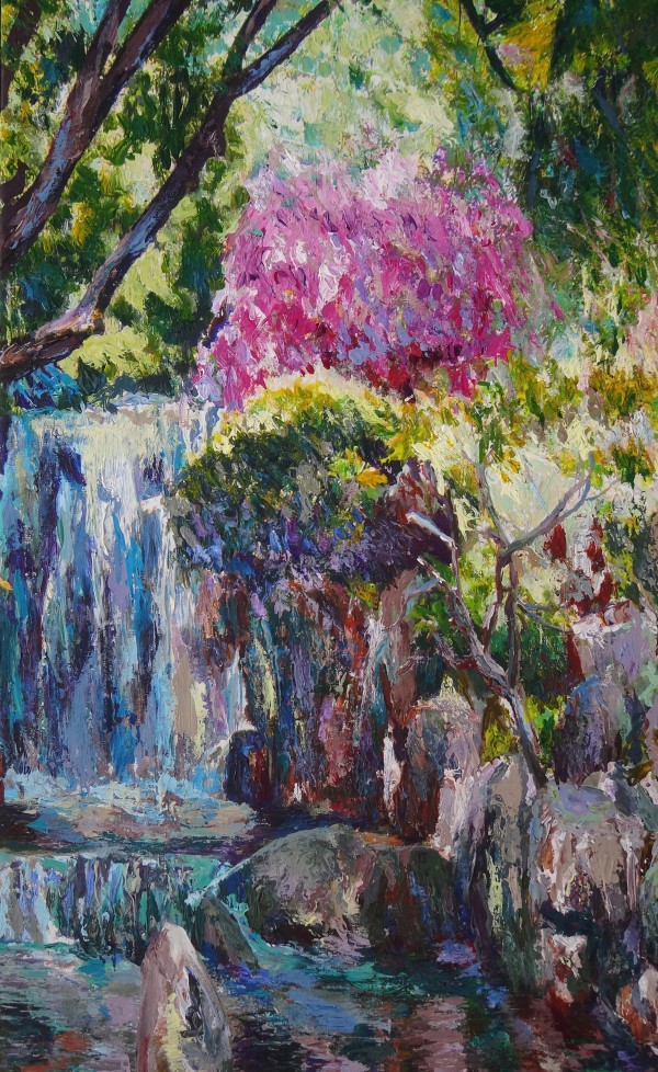 Zen Garden Waterfall by Chris Rutledge
